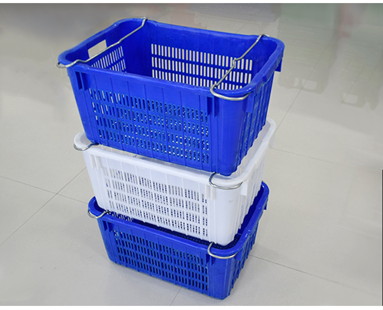 9kg 铁把手菜筐水果蔬菜加厚周转筐