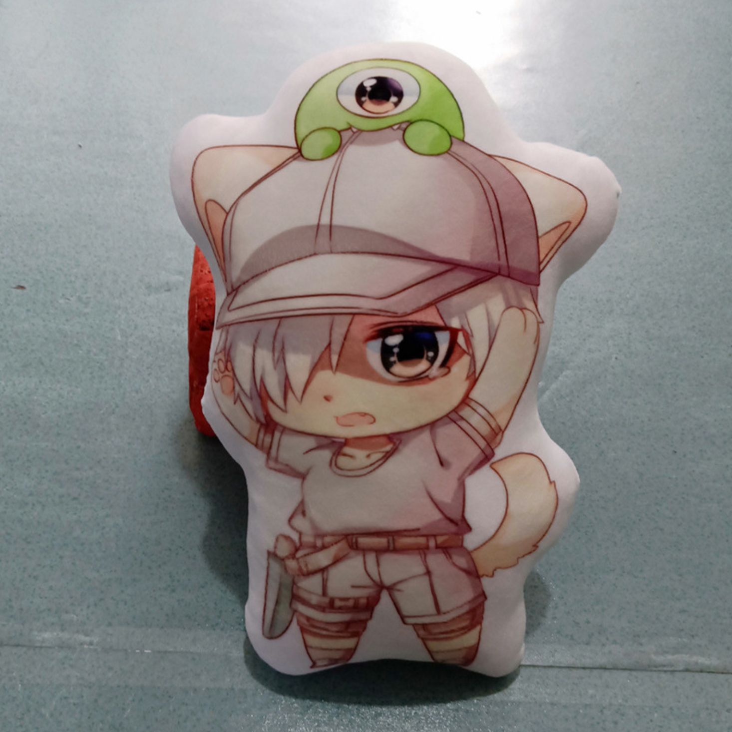 工作细胞抱枕红细胞白细胞血小板红血球癌细胞毛绒靠枕动漫周边