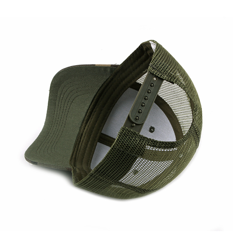 Outdoor Hat Wholesale Spring and Summer Korean Style Fashionable Simple Camouflage Peaked Cap Mesh Cap Women's Casual Baseball Cap Wholesale