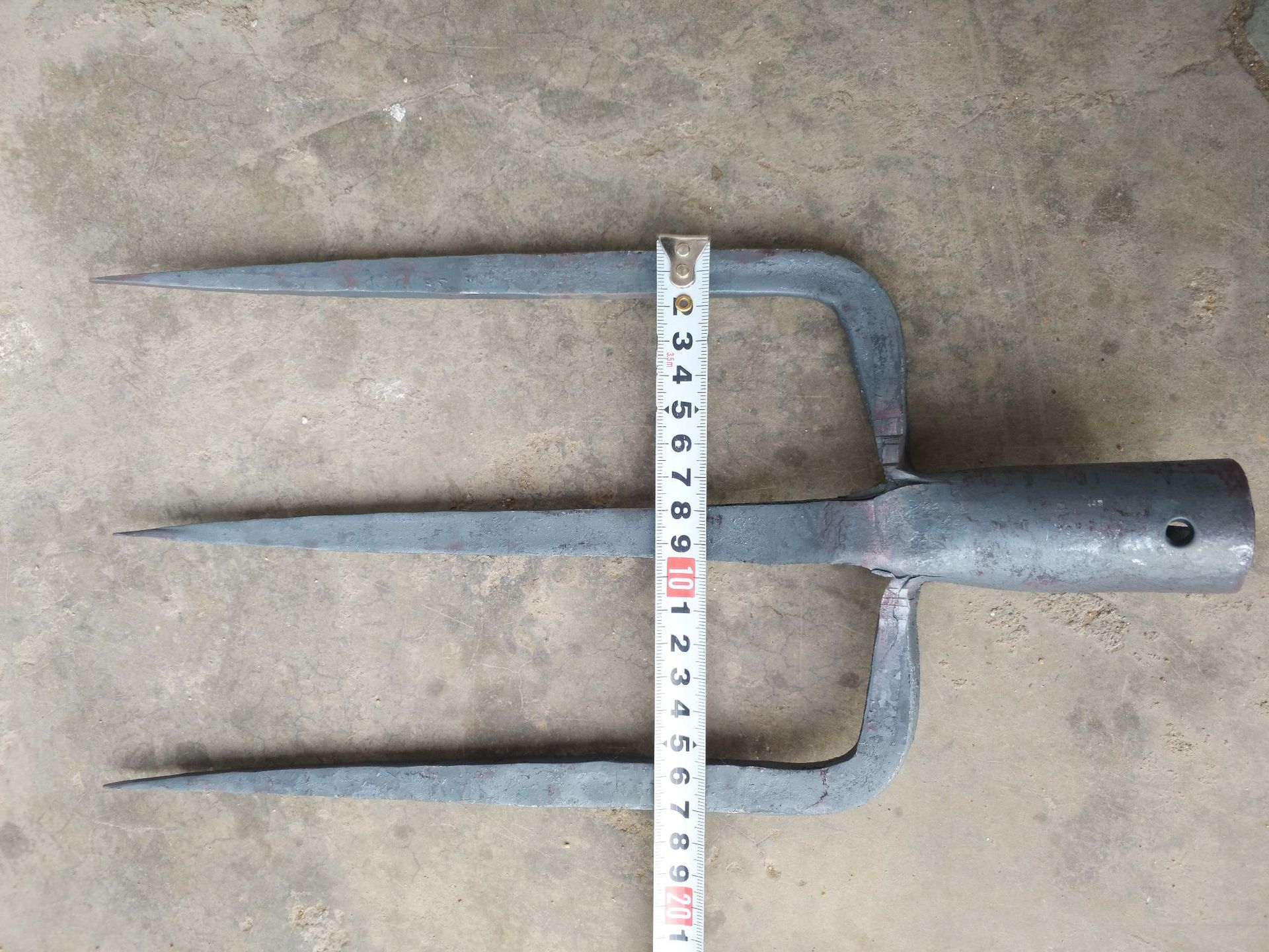 王家炉锻打叉锄 锄头 园林工具 农用工具 三齿钢叉