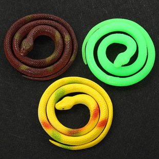 景区热销万圣节用品仿真橡胶蛇整人玩具软胶假蛇地摊货源热卖玩具