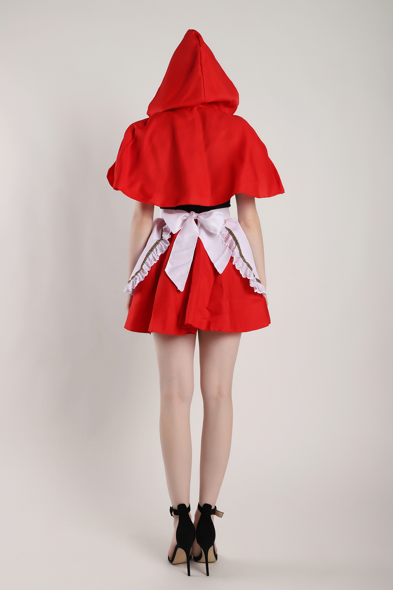 化妆舞会cos万圣节服装圣诞节公主裙小红帽衣服成人小红帽表演服