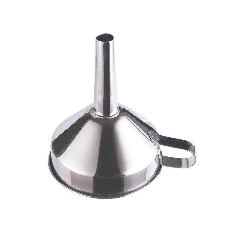 10cm Stainless Steel Funnel Large Cone with Removable Filter Small Mini 24cm Kitchen Tools Wholesale Rongfeng