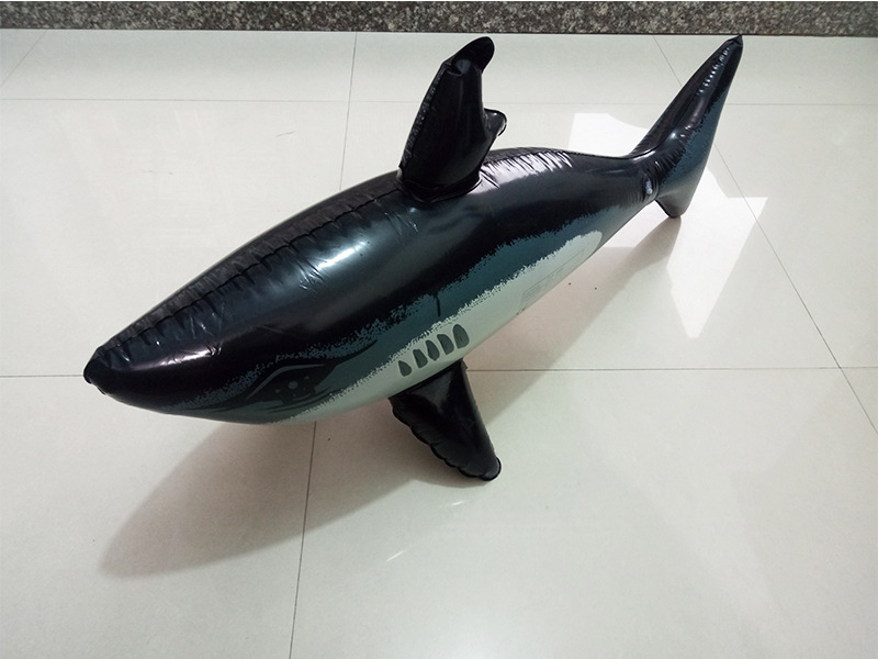 pvc充气鲨鱼儿童充气玩具现货批发 跨境整蛊玩具 仿真充气动物