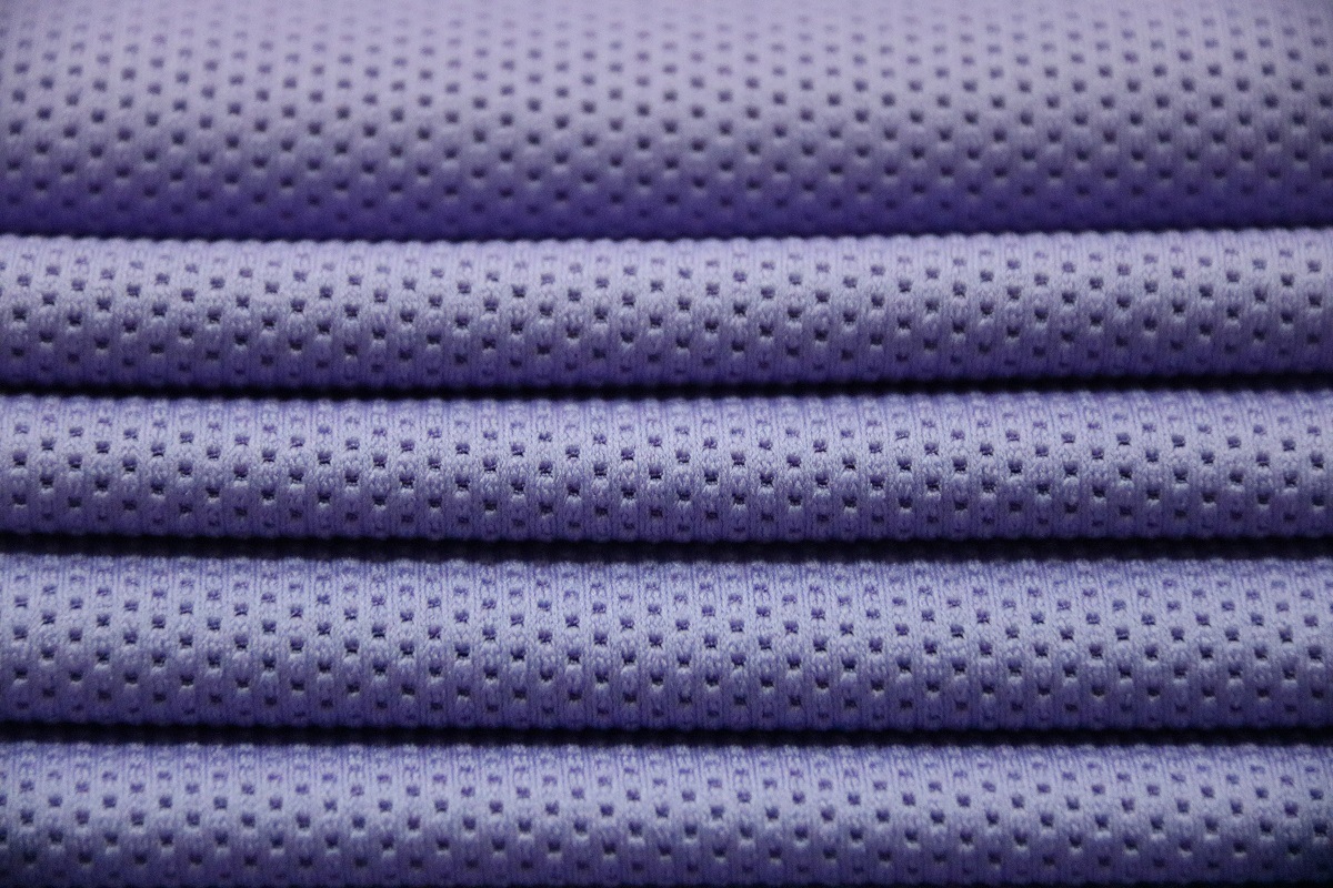 厂家直销 耐克弹力网 涤氨弹力布透气修身 运动服针织衫简约面料