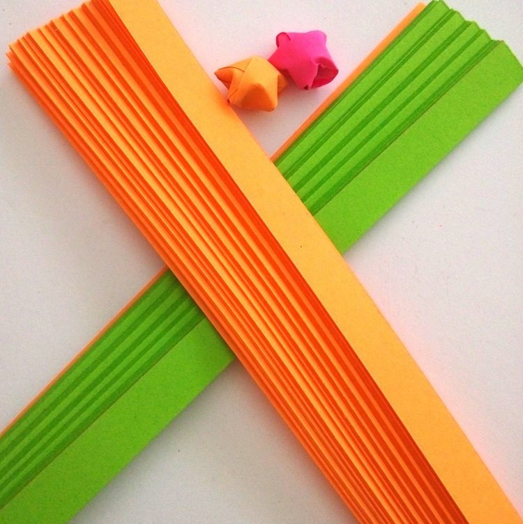 韩国创意压花香味折星星条 儿童手工折纸 供淘宝 文具店 厂家批发