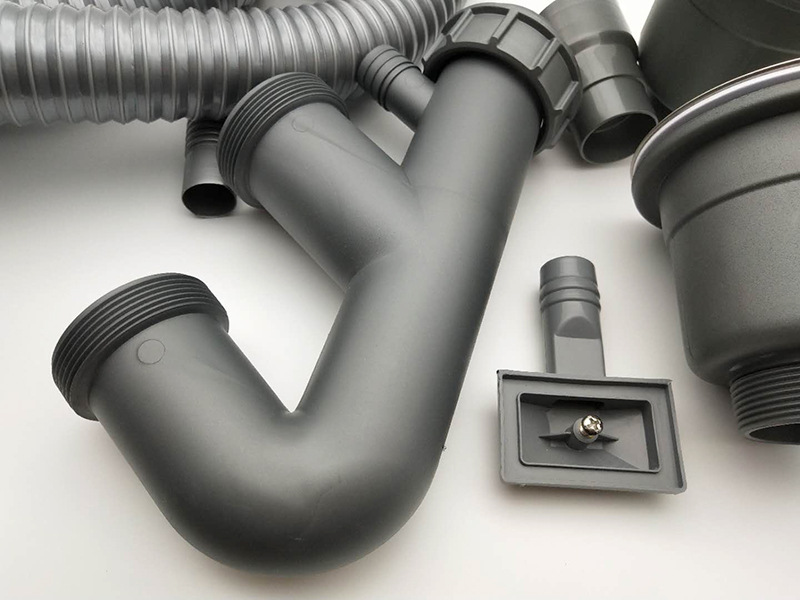 厂家批发不锈钢双槽下水器洗菜盆下水管 厨房水槽下水防堵防臭