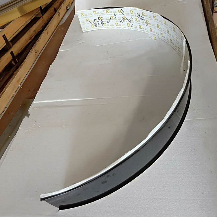 厂家直销不锈钢装饰材料室内金属建筑不锈钢镜面弧形板材包边