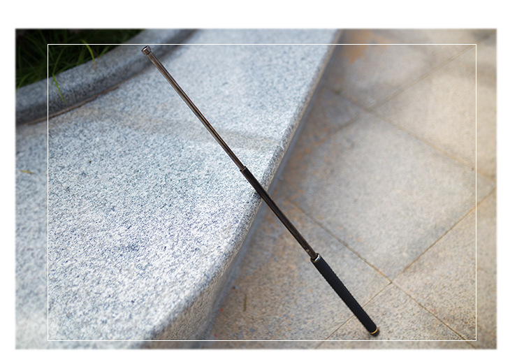 近1米防身甩棍95cm伸缩实心甩棍加长防身自卫男士打架车载甩辊