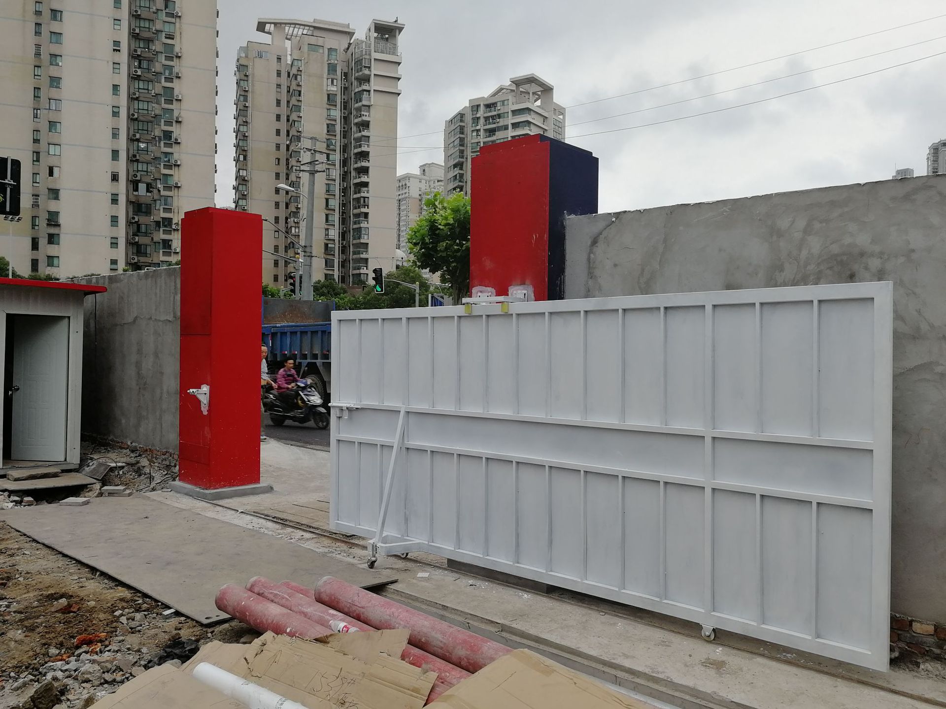 电动平移门 手动平移门 推拉门 建筑工地大门 工厂门口大铁门