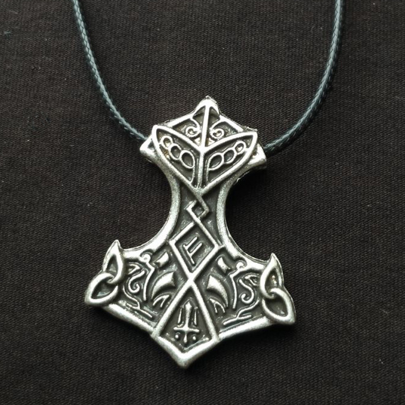 外贸款诺维斯维京吊坠传奇维京人的锤子护身符吊坠北欧护身符吊坠