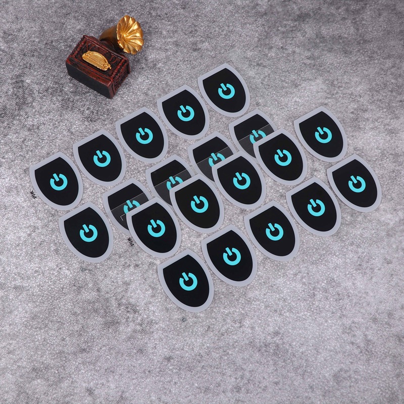 厂家直销pvc机械设备控制面板 贴纸丝印按键开关标签标贴可定制