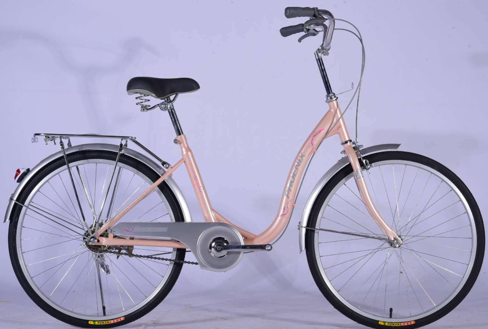 自行车女式24寸轻便代步单车普通成人学生城市淑女通勤车