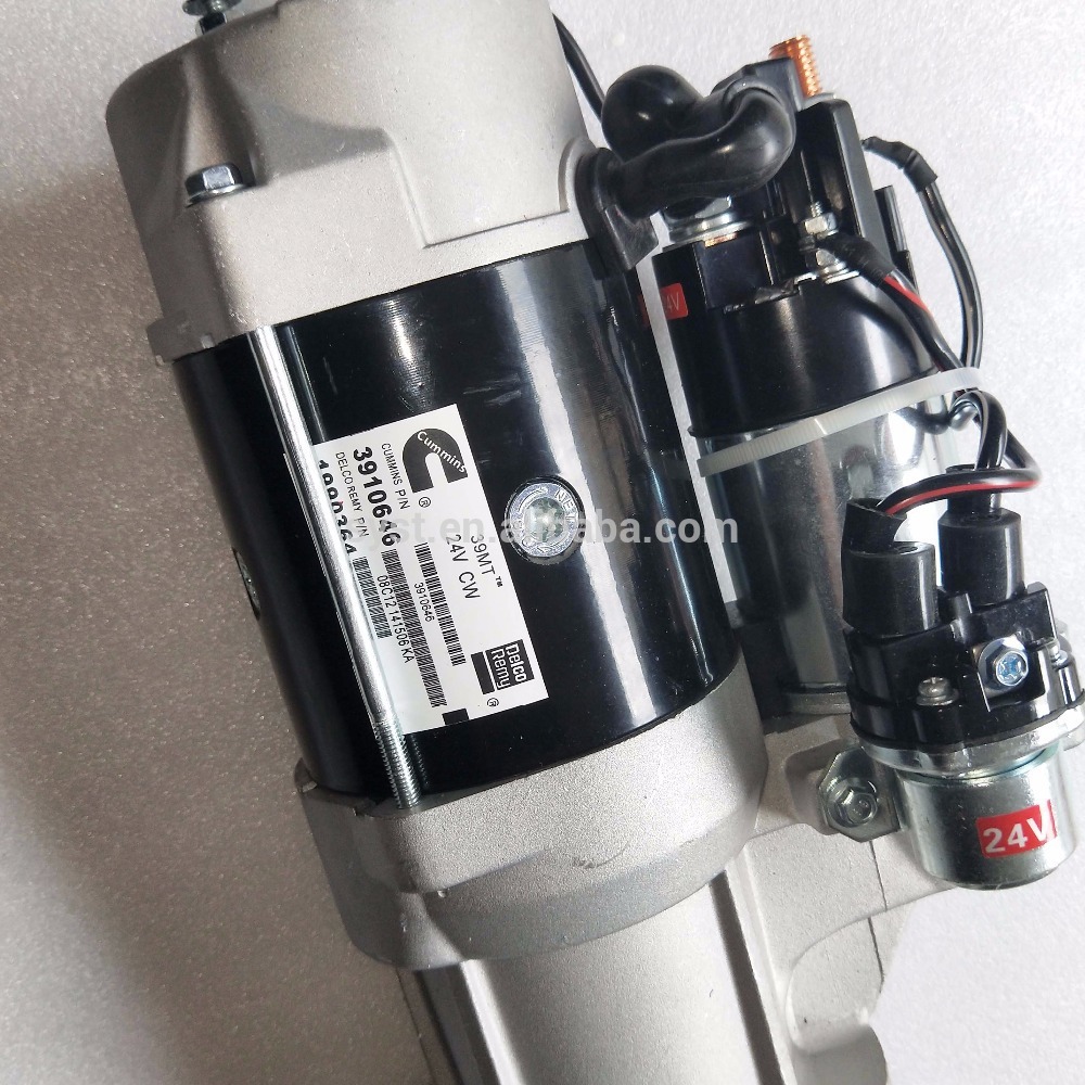 东风康明斯柴油发动机配件6ct8.3起动机12v 42mt启动马达3938501