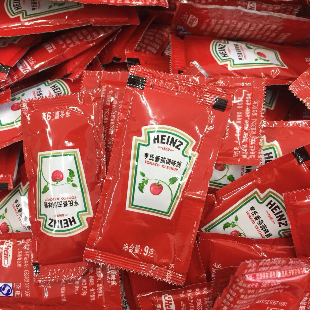 亨氏番茄酱小包9g*600袋装肯德基kfc薯条汉堡披萨蕃茄酱番茄沙司