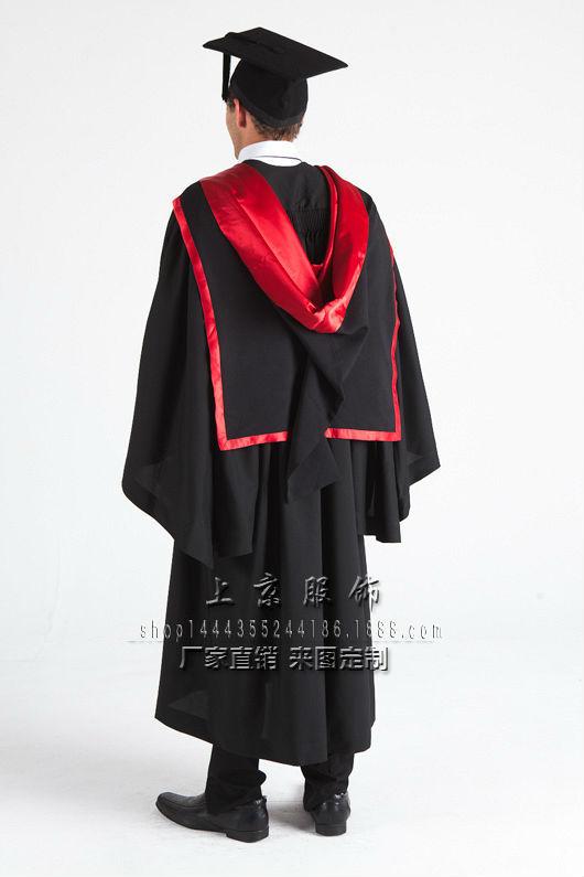 澳洲堪培拉大学毕业礼服批发硕士服学士服法津科学来图定制