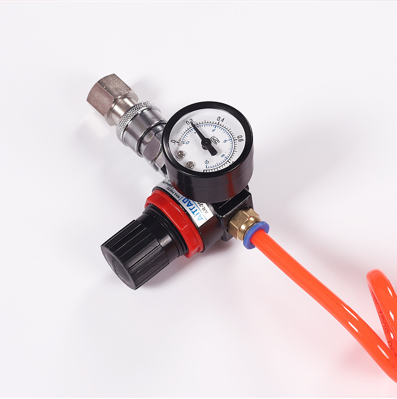 新款低压氦气减压阀 充气嘴两用氦气定量设备气球充气枪减压工具