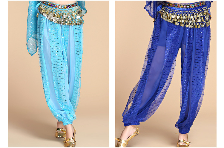 新款肚皮舞下装裤春夏肚皮舞服装练功练习裤灯笼裤演出服下装