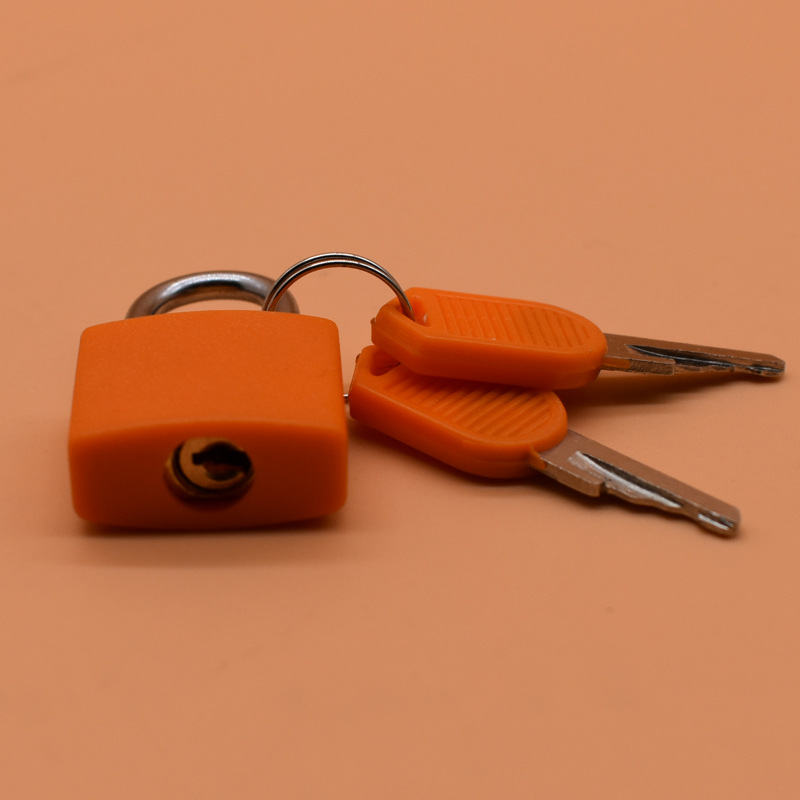 厂家直销现货供应方形abs文具挂锁 工艺小锁 日记本笔记本塑料锁
