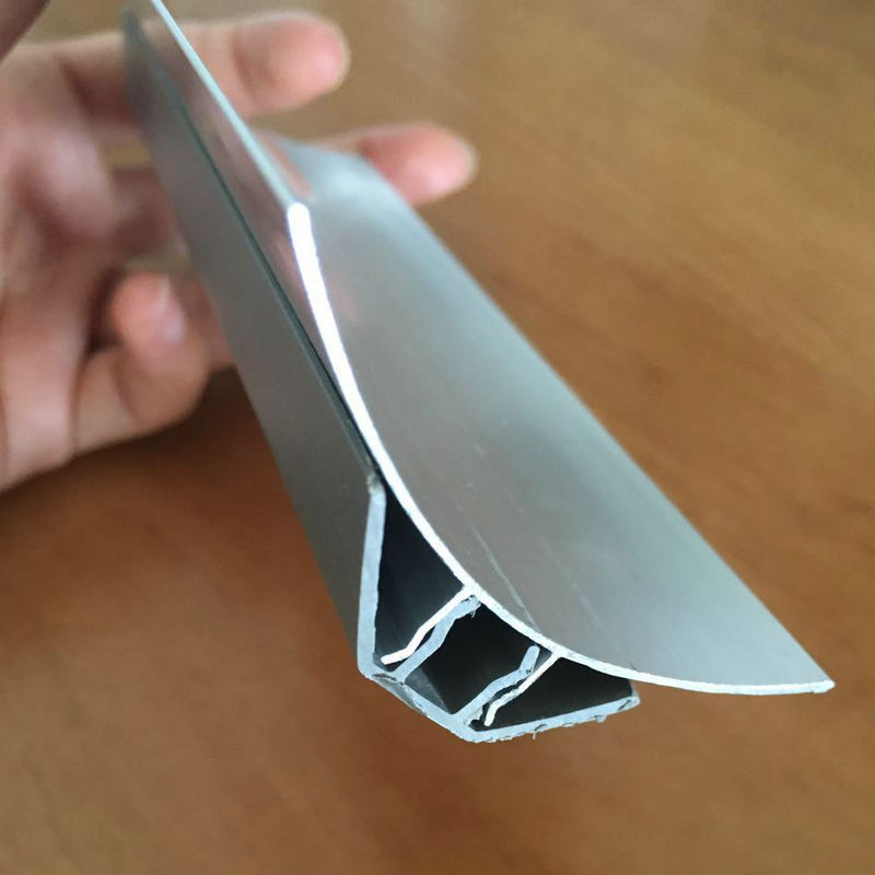 净化铝材 内圆弧净化铝型材 银白喷涂电泳内圆弧0.7mm铝型材