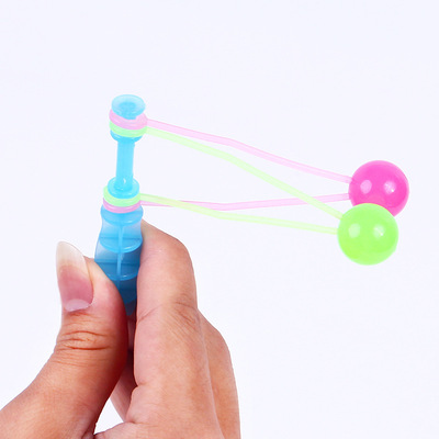 7080后儿时经典怀旧玩具e615儿童塑料手摇球碰碰球摇摇球双碰撞球