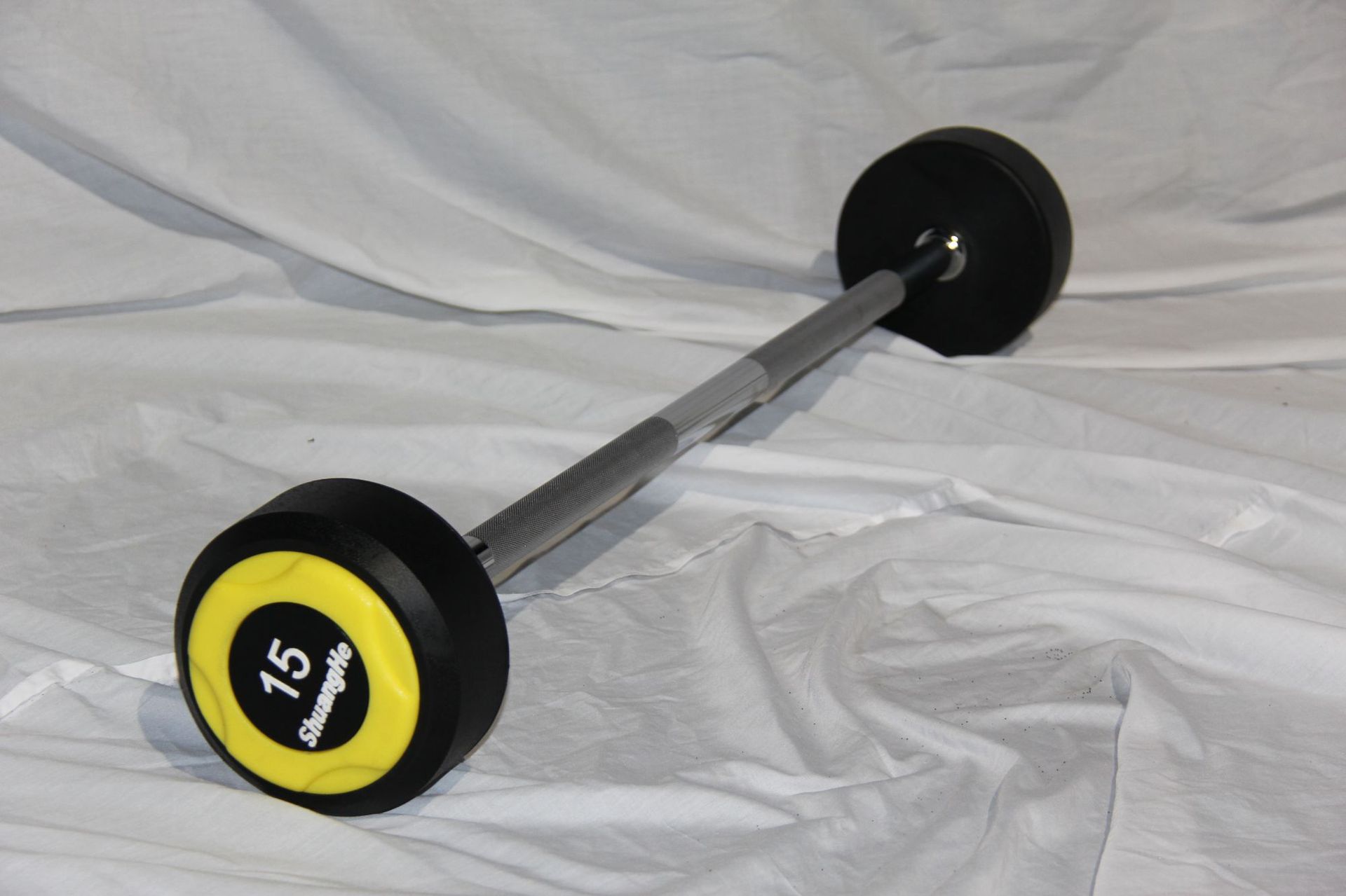 圆头固定小杠铃_圆头固定小杠铃 1.2米二头肌深蹲pu橡胶 - 阿里巴巴