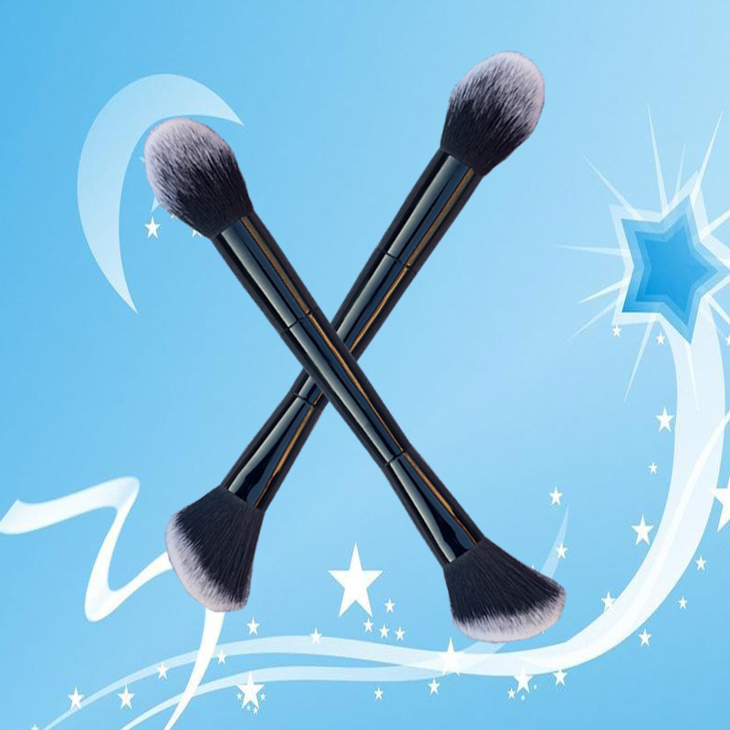 双头刷轮廓刷双头化妆刷火苗焰刷腮红刷高光修容粉刷美妆工具新款