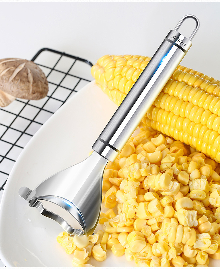 304不锈钢玉米刨脱粒器剥离器剥粒脱粒刨粒刀家用玉米刀
