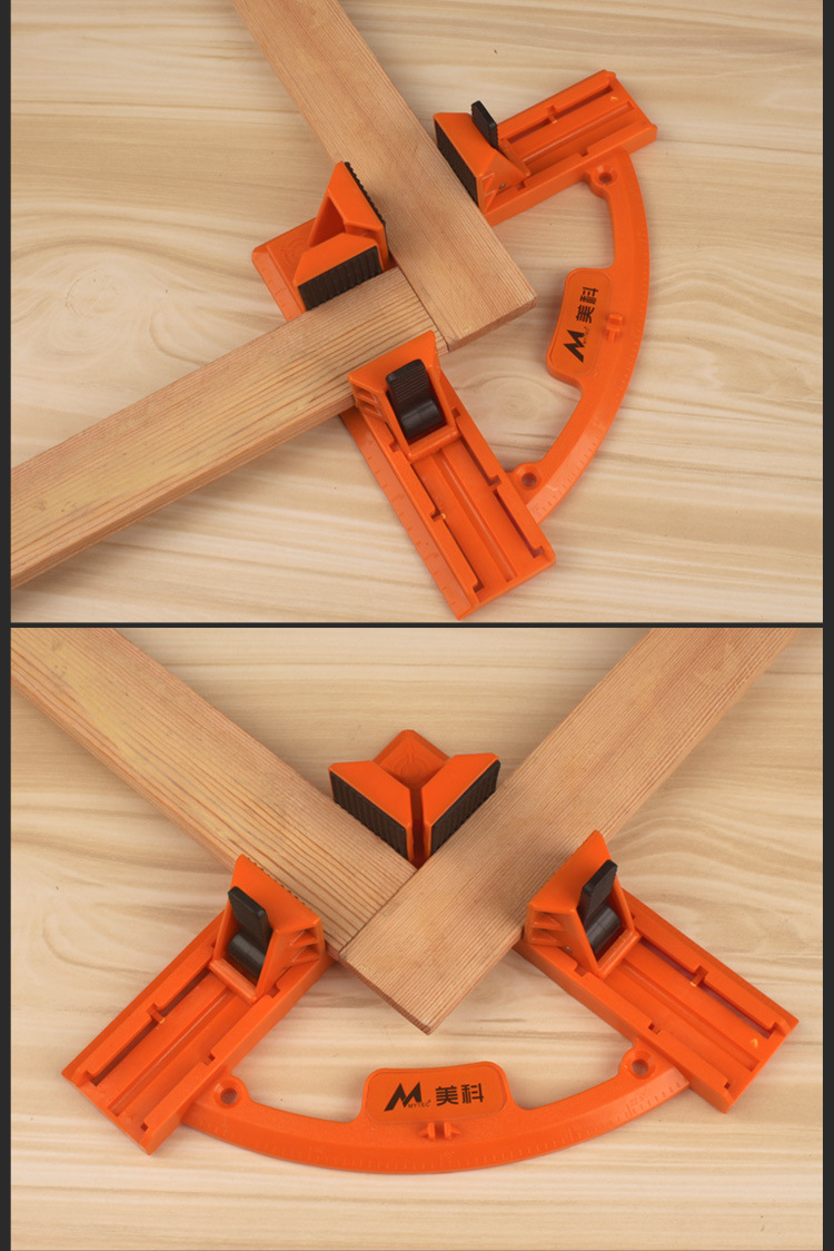 木工直角夹90°角夹 玻璃鱼缸夹抽屉相框画框快速夹塑料夹具