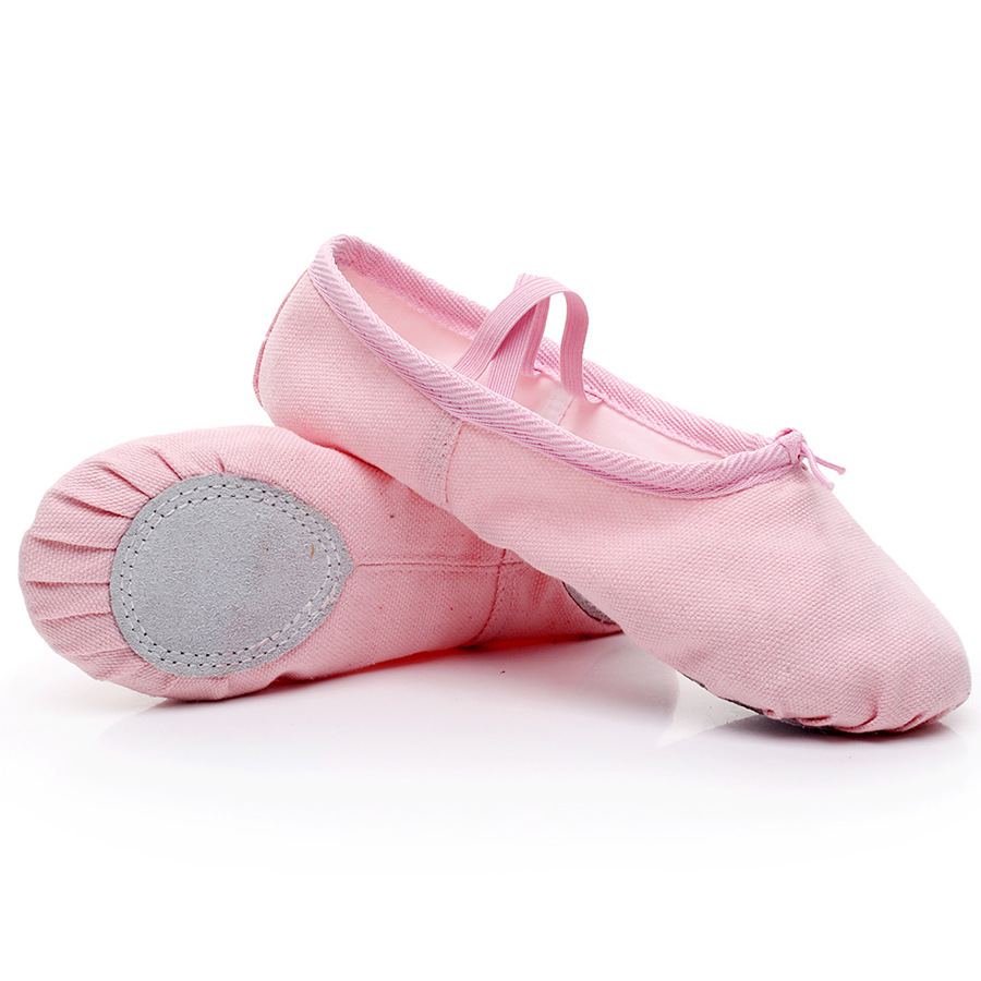 Adult Children Dancing Shoes Soft Bottom Training Shoes Girls Dancing Shoes Dancing Shoes Canvas Yoga Shoes Ballet Shoes