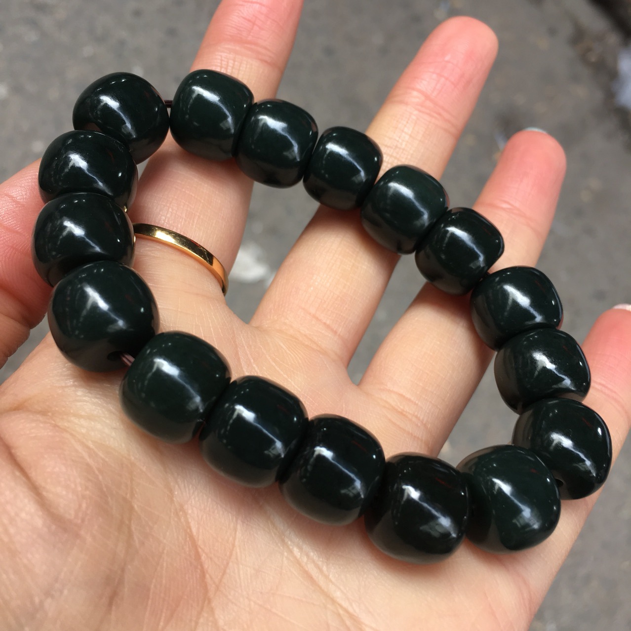 塔青青玉细料手串男款小礼物