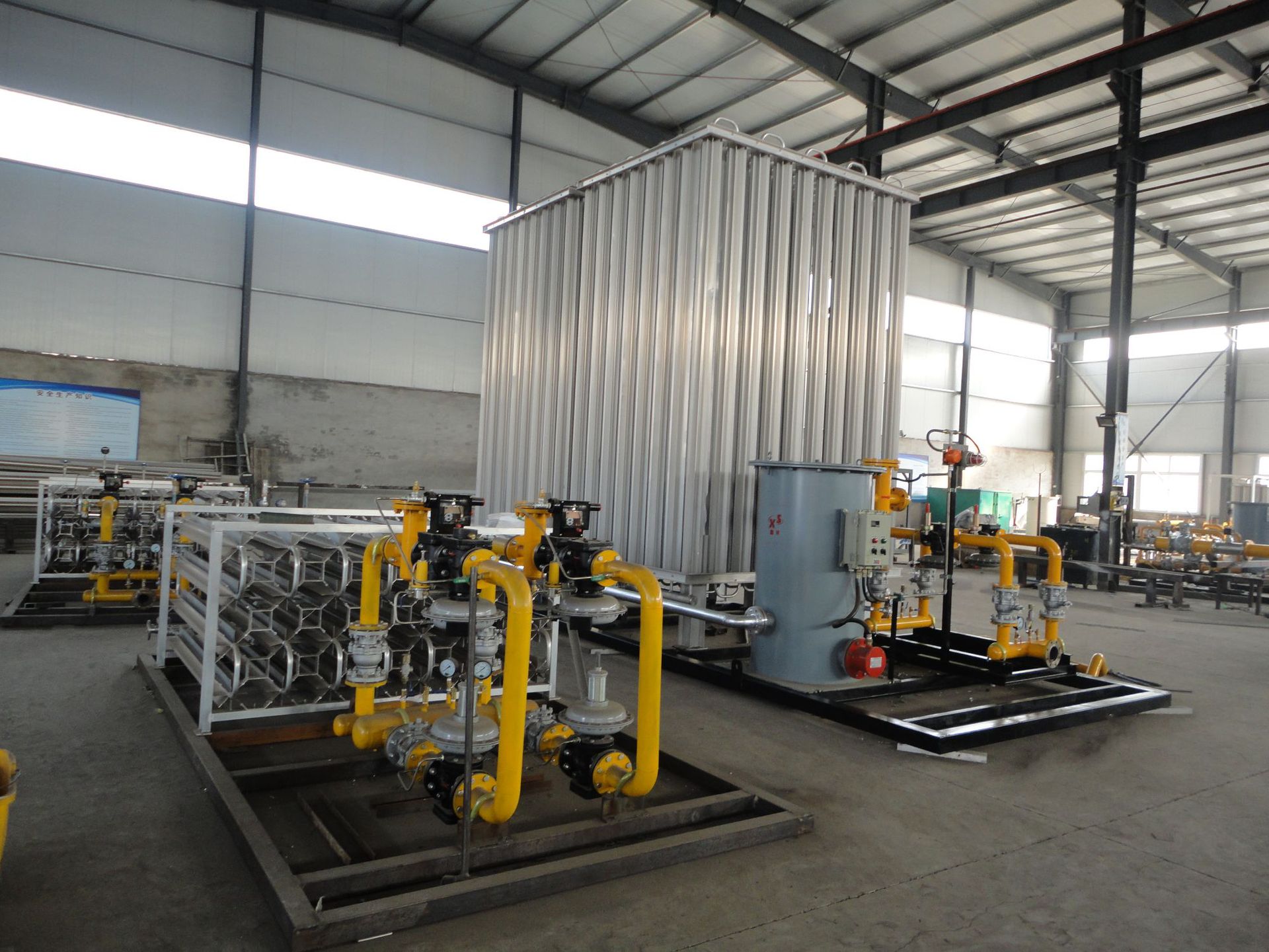 撬装lng气化调压设备 燃气锅炉配套燃气调压撬 lng气化调压撬-阿里巴