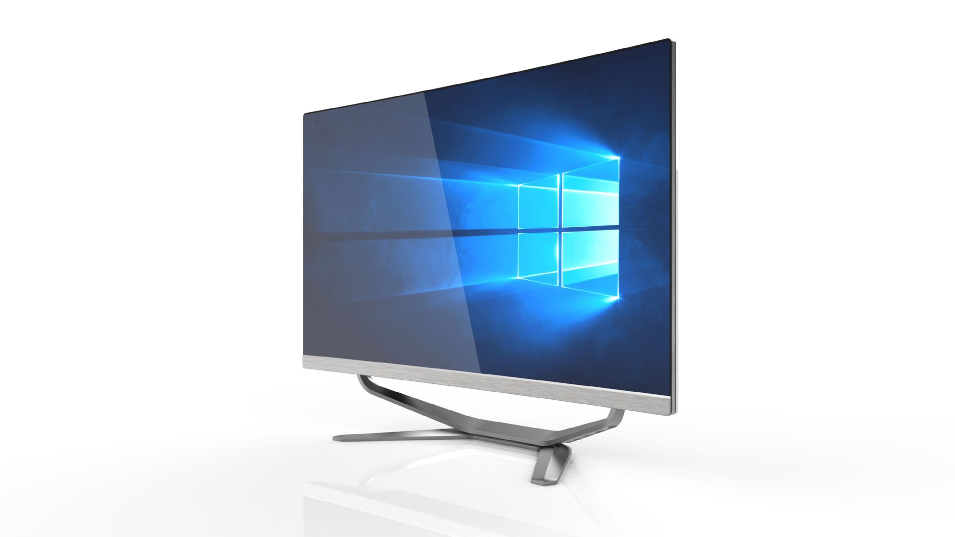 独显超薄曲面屏电脑一体机22/24寸四核i5i7家用办公游戏台式整机