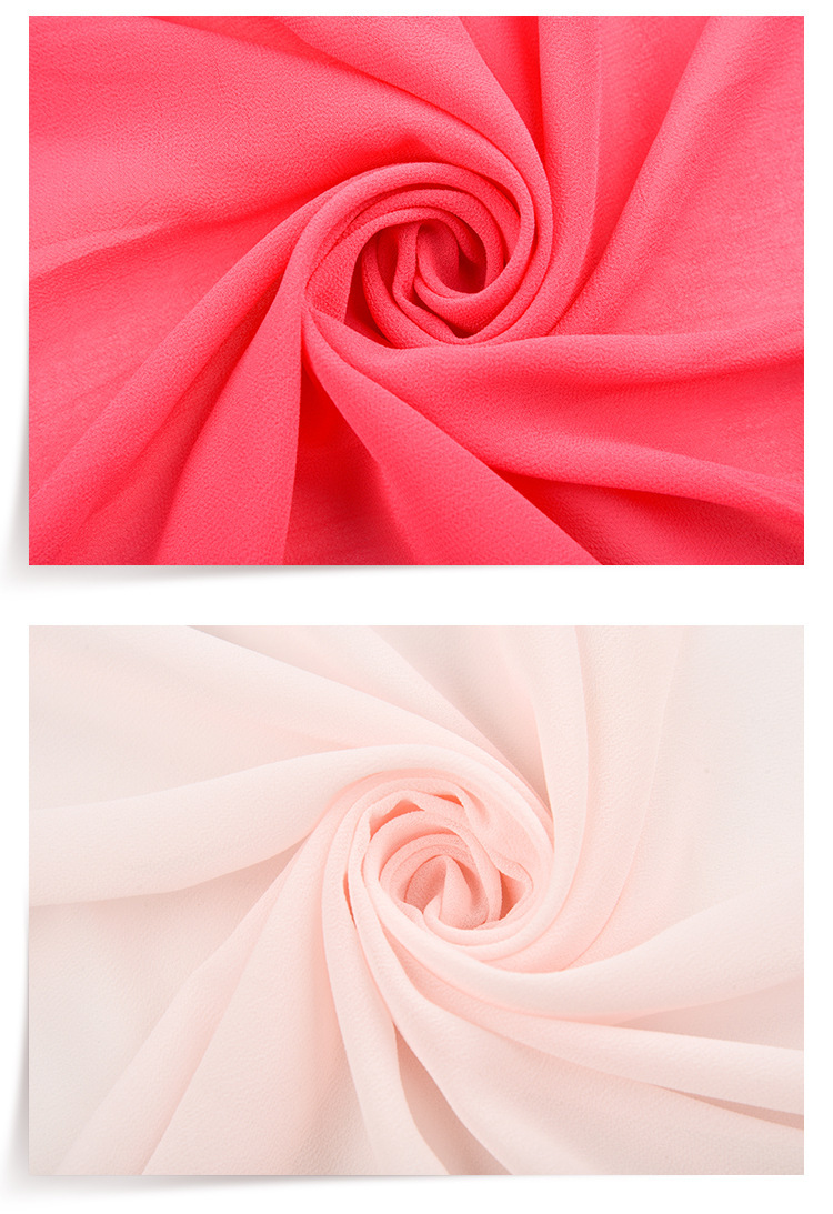 现货供应 75d高密加厚珍珠雪纺 高捻雪纺乱麻 春夏女装连衣裙面料