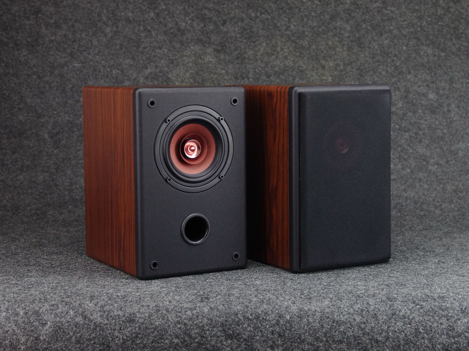 无源音箱 4寸全频音箱 高保真音箱 hifi书架音箱 木制音箱