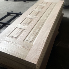 天然红橡木皮模压门皮定制尺寸模压门板实木复合门板家具