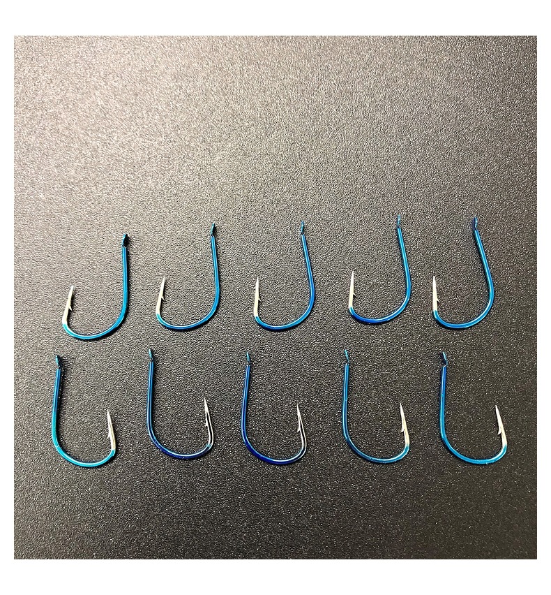 一番鱼钩 垂钓用品批发 鬼刺尖峰海夕有刺(蓝) 日本进口钓钩