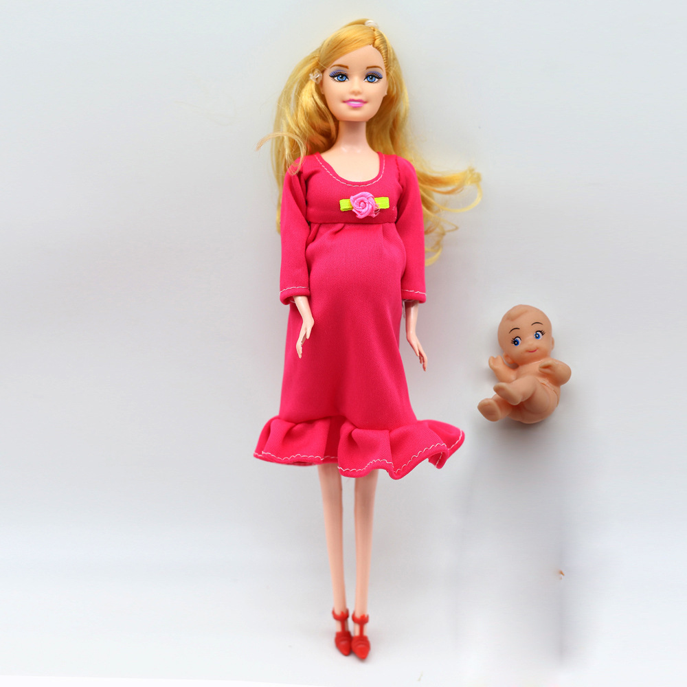 大肚子娃娃 女孩玩具过家家怀孕洋娃娃 婴儿孕妇娃娃 批发