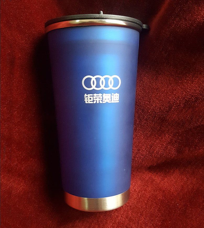 供应奥迪汽车杯 礼品广告杯 不锈钢水杯 9.9 元包邮