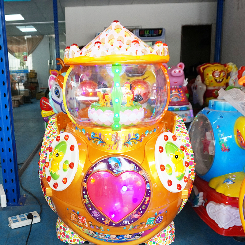 新款电玩城游乐设备旋转木马摇摆机摇摇车儿童投币游戏机厂家直销