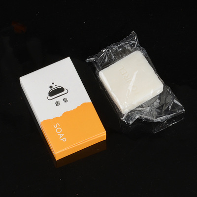 酒店宾馆一次性香皂片名宿客房旅店盒装小肥皂批发定制