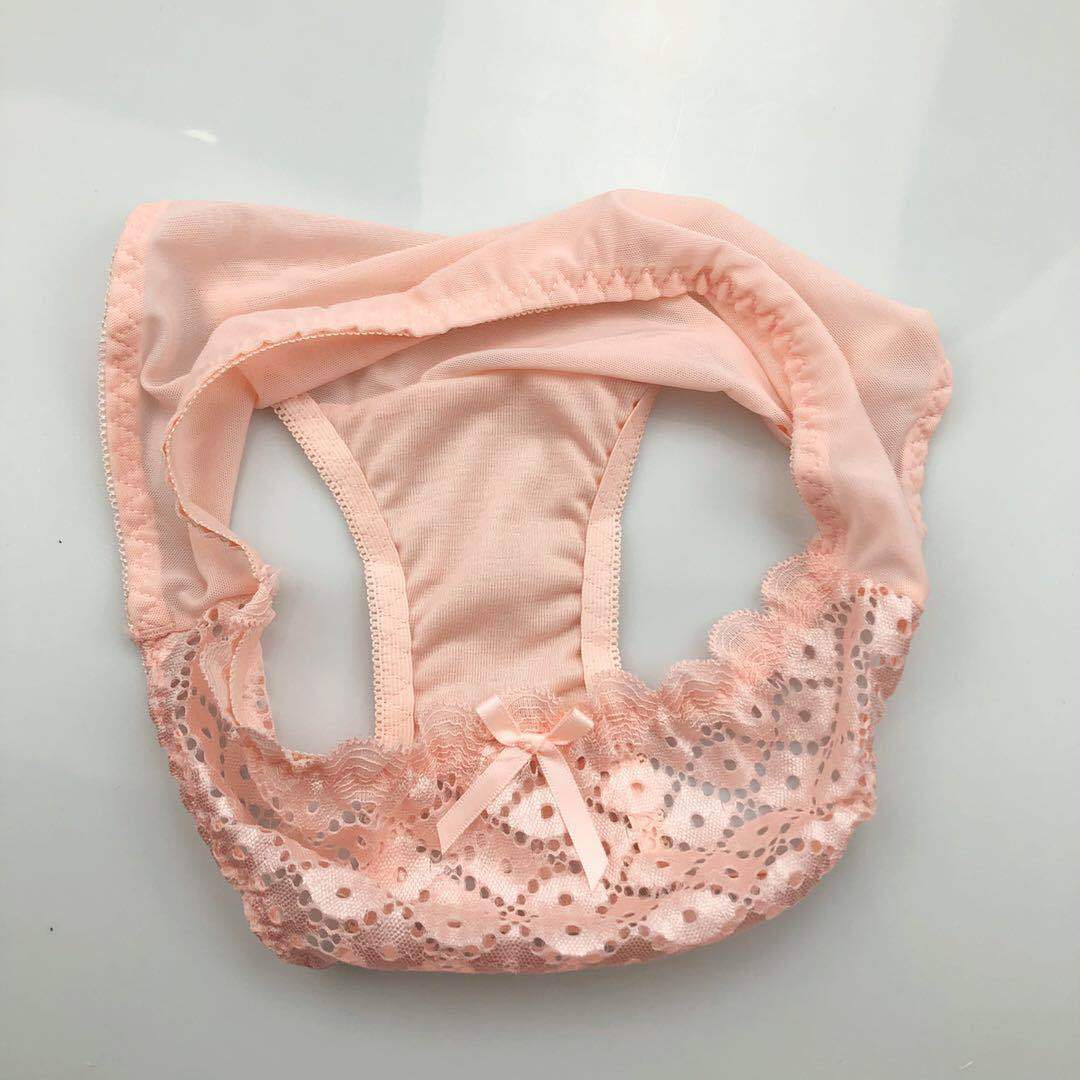 夏沫款无痕纯棉拉丝内裤中腰舒适透气一片式三角裤全棉内裤女