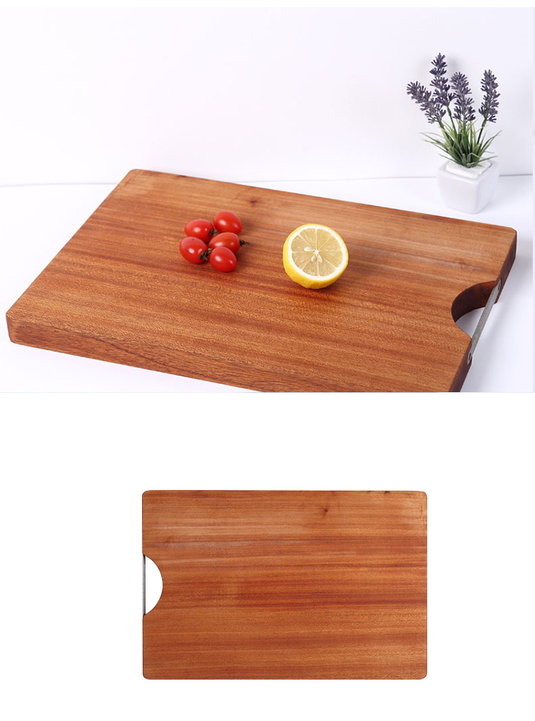沙比利木质菜板实木 方形加厚厨房切菜板家用多功能耐用砧板批发