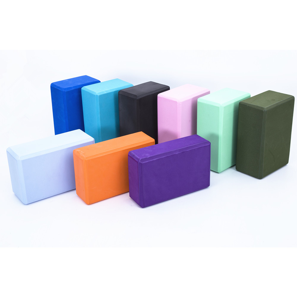 eva瑜伽砖 eva轻质泡沫无味砖泡沫砖平衡砖 一字马练习砖可定制-阿里