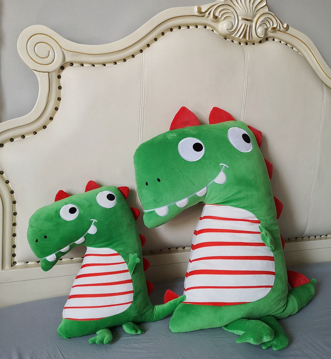 ins恐龙抱枕长条枕男朋友陪你睡觉抱枕靠垫床头靠枕头 可定制logo