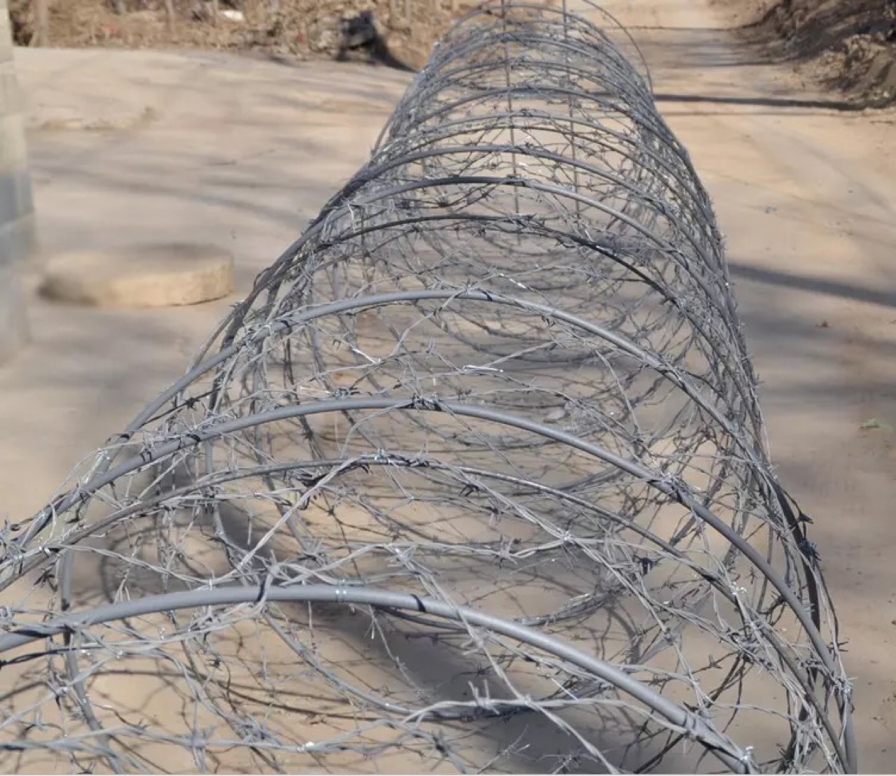 蛇腹型模拟铁丝网训练模拟铁丝网蛇腹型铁丝网