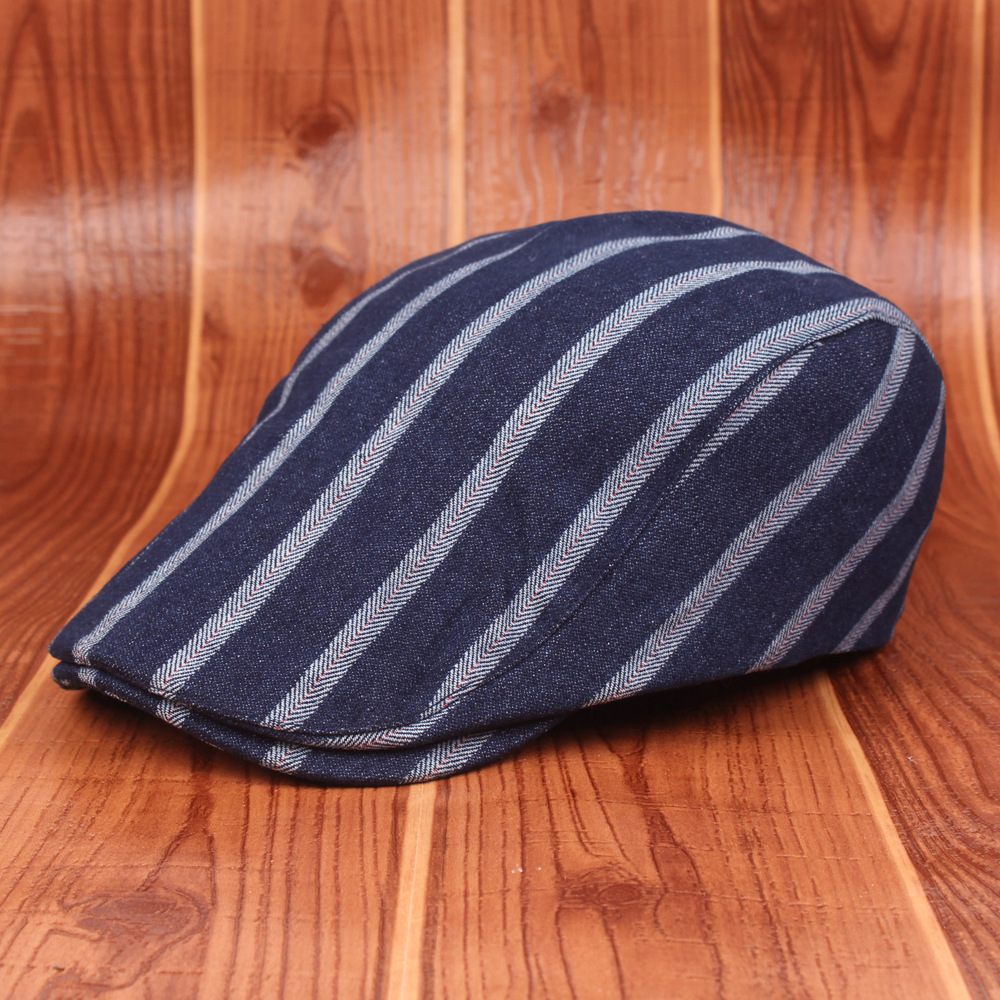 牛仔布帽子 男女牛仔布鸭舌帽 水洗做旧贝雷帽 速卖通外贸前进帽