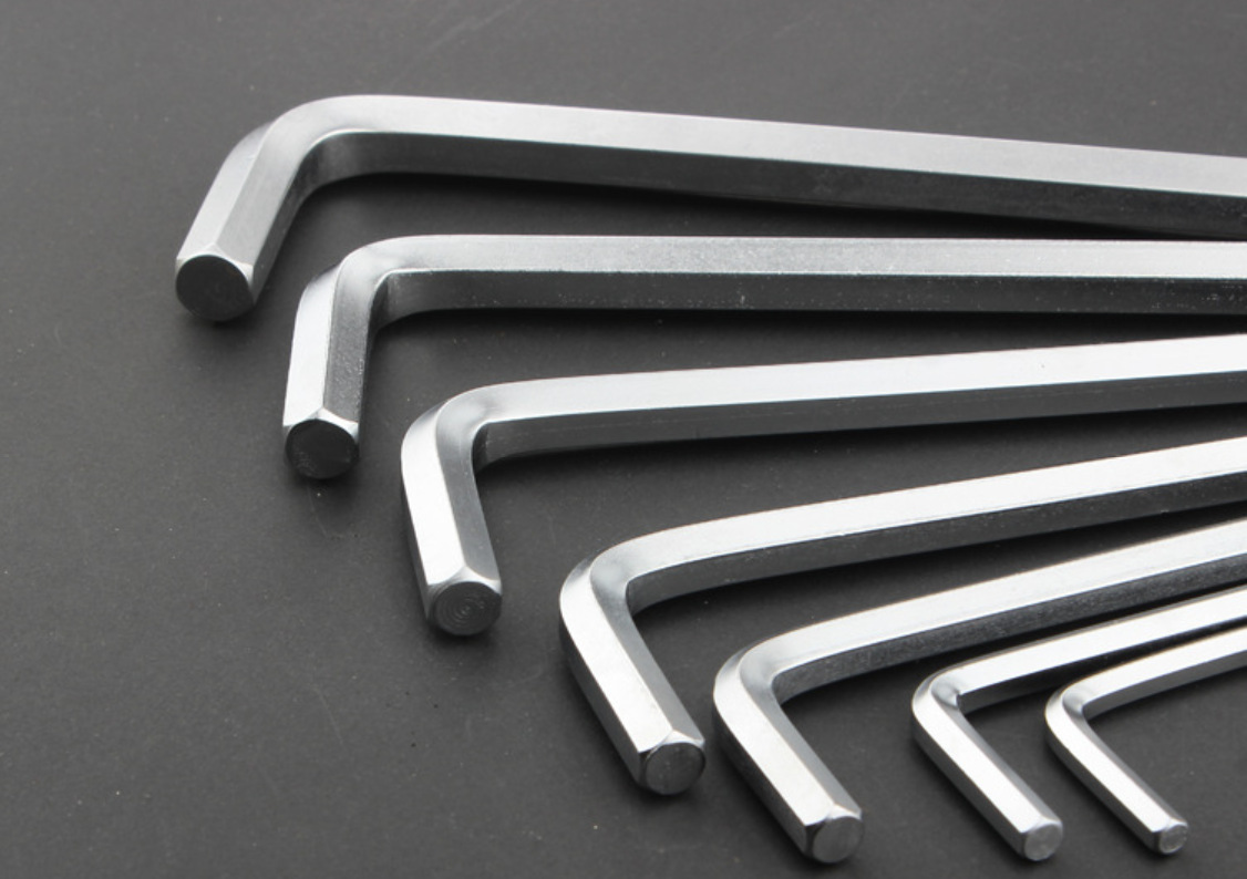 东莞五金厂家内六角扳手手动工具扳手公制平头镀镍 镀锌1.5-10mm