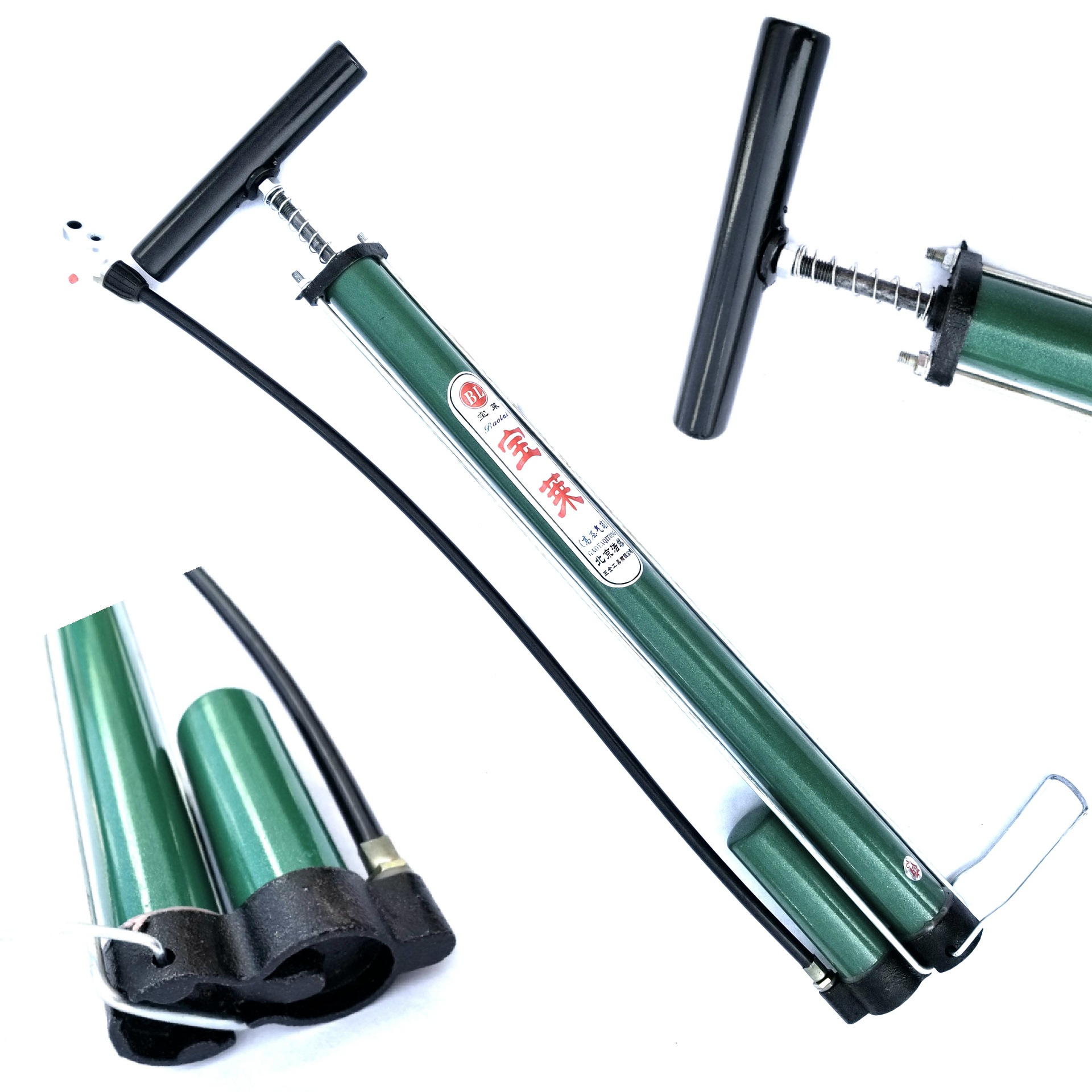 高压钢管打气筒充气桶电动车摩托车打气棒日用百货五金货源地摊