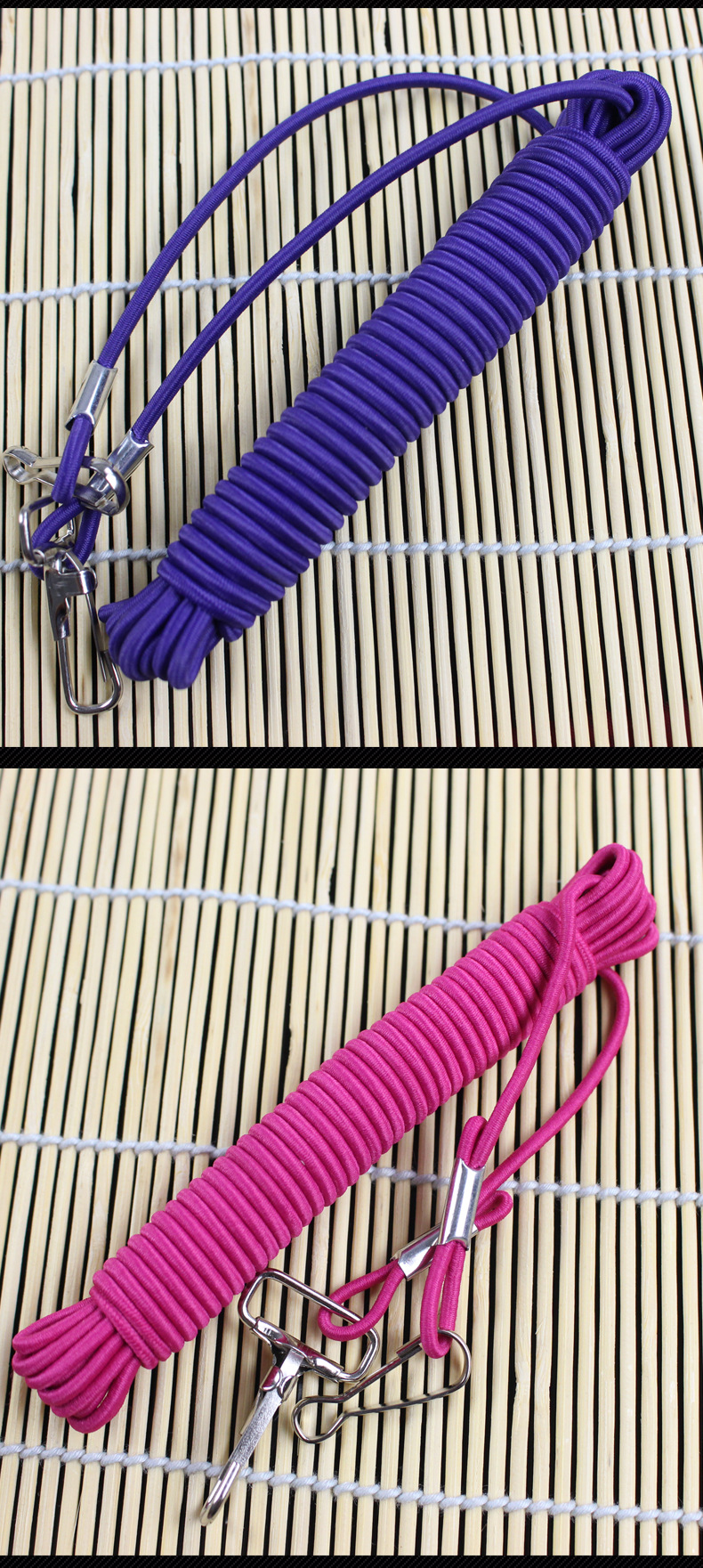 高弹力鱼竿钓鱼失手绳 护竿绳收缩放竿绳渔具用品垂钓小配件绳子